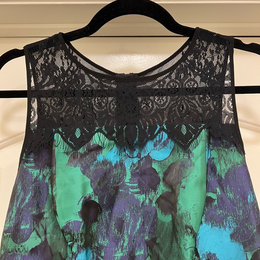 NWOT Anthropologie Leifsdottir Lace and Floral Dress Size 6  La - Picture 4 of 9